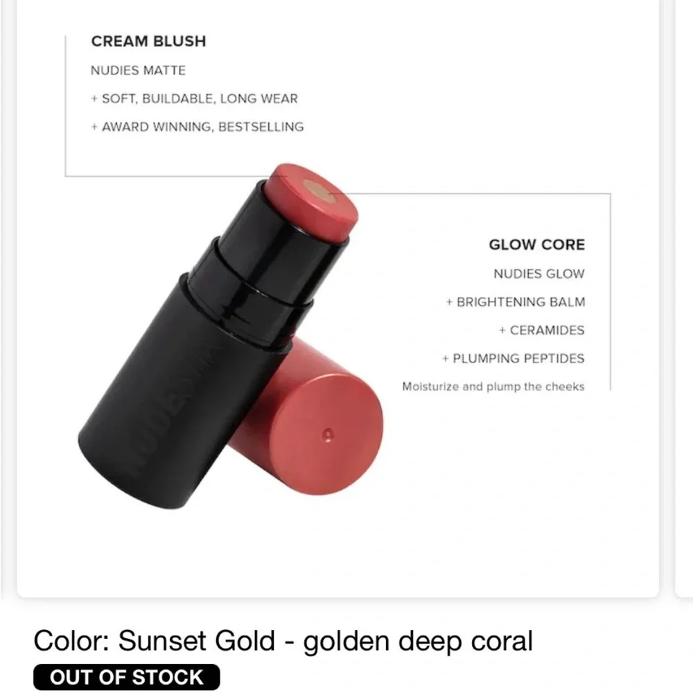 NUDESTIX Blush Stick - Sunset Gold